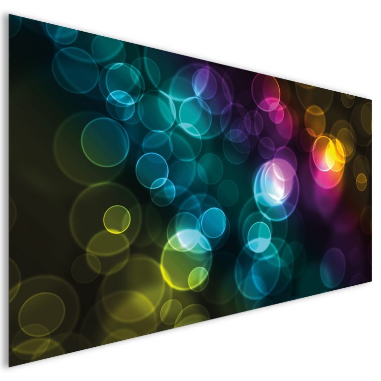 EXTRA LARGE Abstract Circles Acrylic Glass Wall Art - Laguna Project